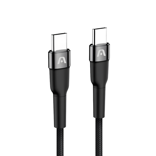 [ARG-CB-0049BK] CABLE TIPO-C A TIPO-C CARGA ULTRA RAPIDA