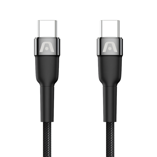 [ARG-CB-0048BK] CABLE DURA SPEED 65 W TIPO-C A TIPO-C 3 M