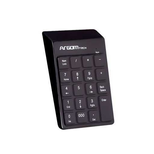 [ARG-KB-1076] PAD NUMERICO RETRACTIL USB 19 TECLAS