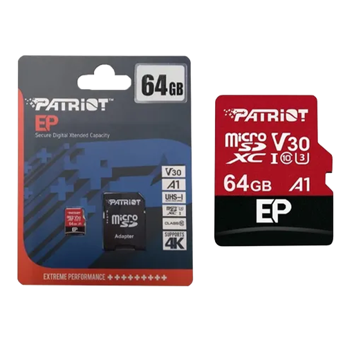 [PEF64GEP31] Memoria Micro Sd Patriot Ep V30 A1 64Gb
