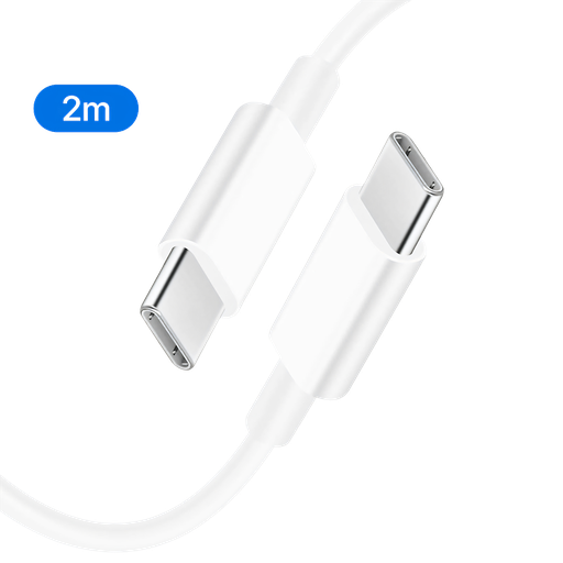 [GEN-CB-0002WT] Cable 100W Para Apple 2M Blanco